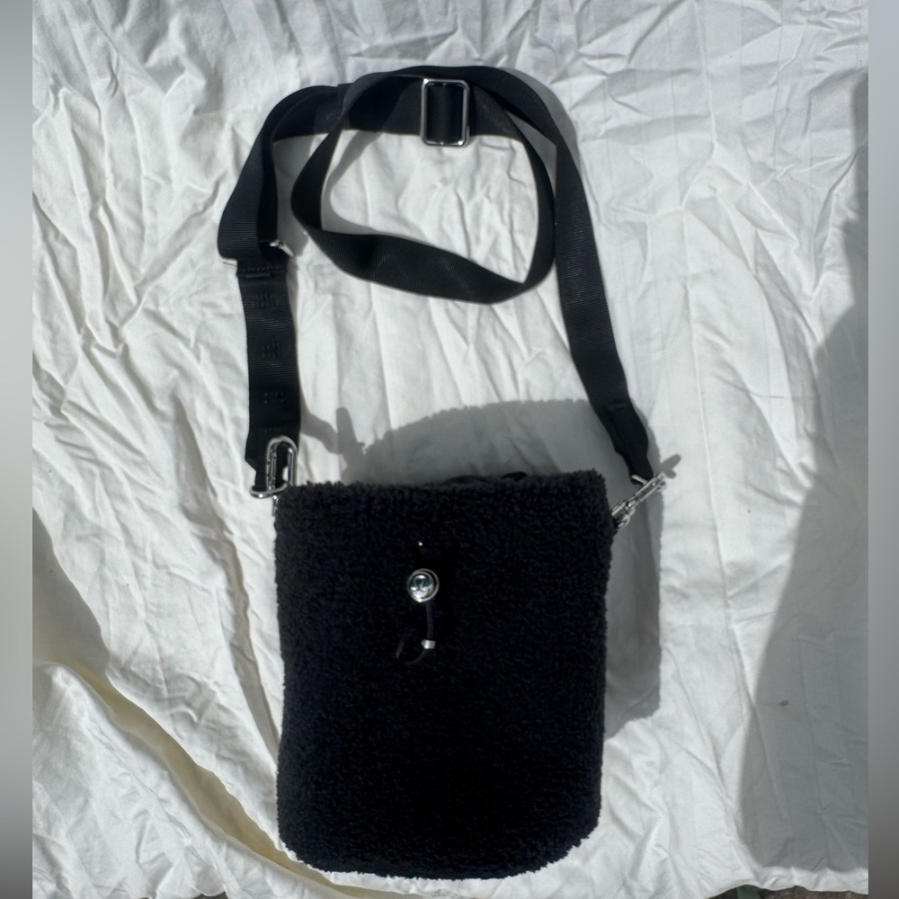 lululemon Black Fuzzy Crossbody Bag